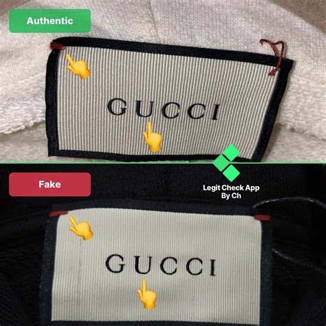 How to recognize a fake Gucci sweatshirt 